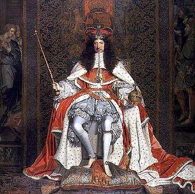 John Michael Wright Charles II of England in Coronation robes Germany oil painting art